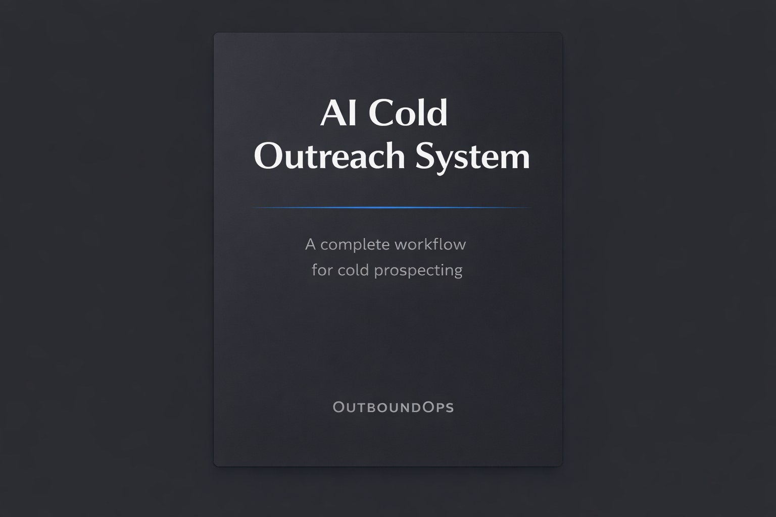 AI Cold Outreach System